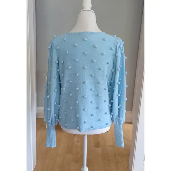 Lilly Pulitzer Kippa Sweater Ravello Blue Size Large - Picture 4 of 12